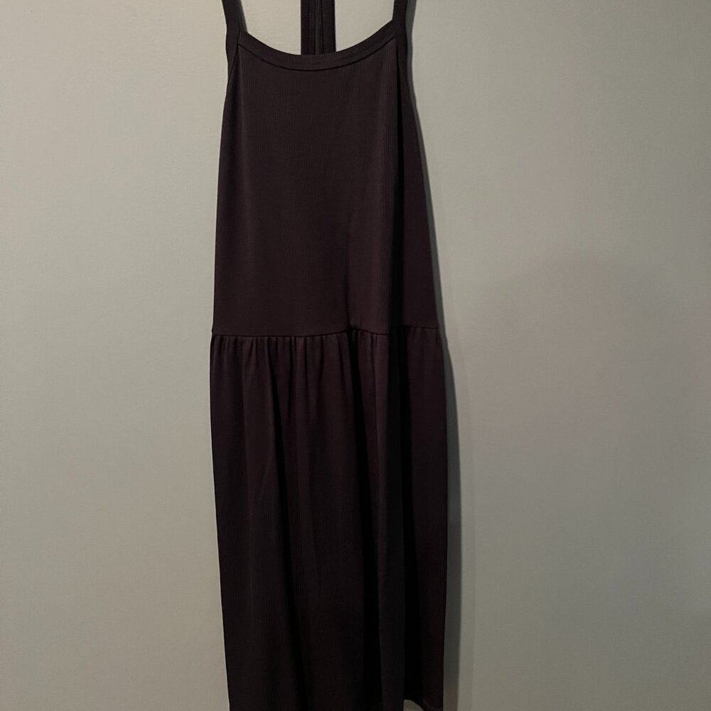 Vero Moda Navy Blue Racerback Ribbed Dress Size S